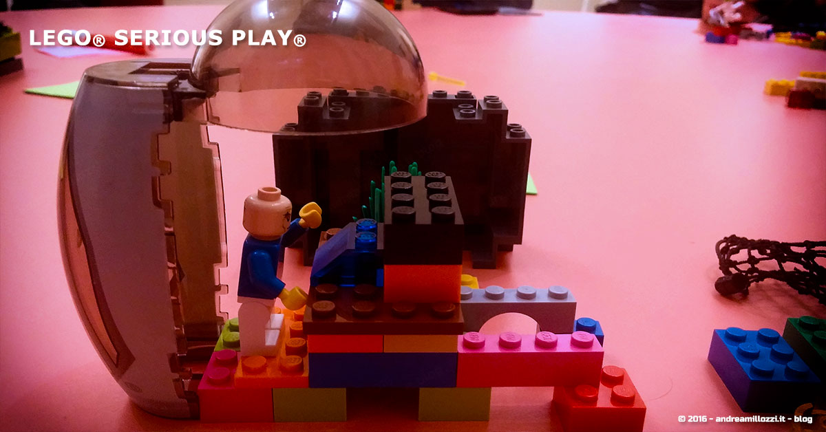 Andrea Millozzi blog | Lego Serious Play | il problem solving collaborativo per effettuare il brain storming e facilitare il team building giocando | questo sono io, sempre al PC!