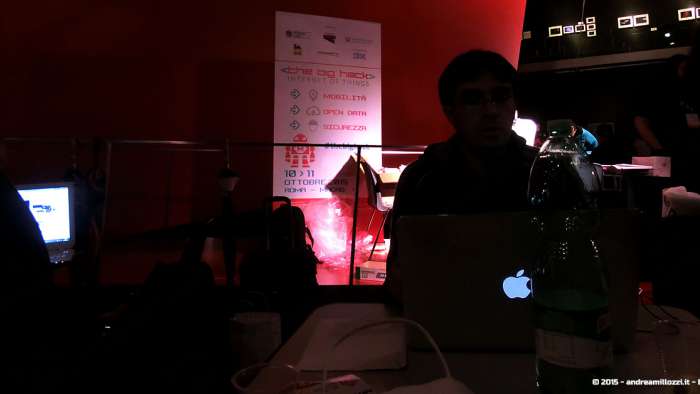 Andrea Millozzi blog - Hackathon: The Big Hack, Maker Faire Roma 2015 - al lavoro