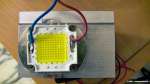 Andrea Millozzi blog - Progetto: modding videoproiettore con lampada LED - il LED da 100 Watt preso dal faretto