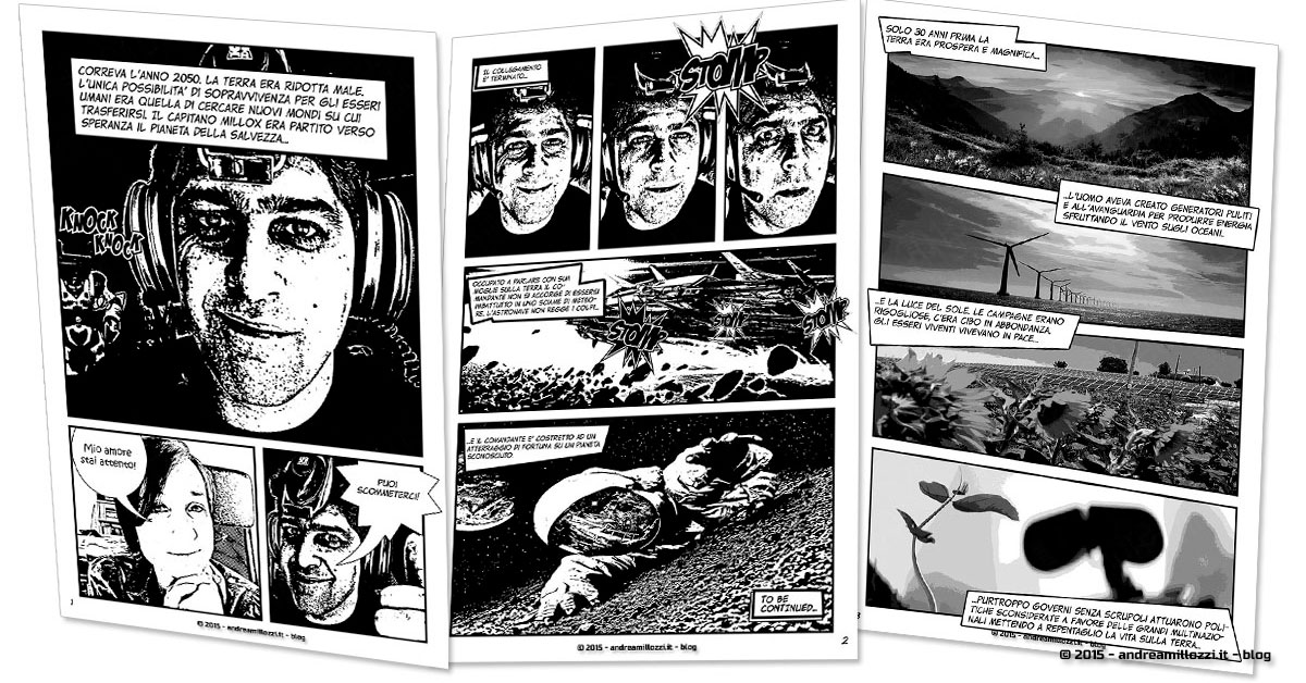 Andrea Millozzi blog - Capitano Millox in 'Speranza, il pianeta della salvezza'