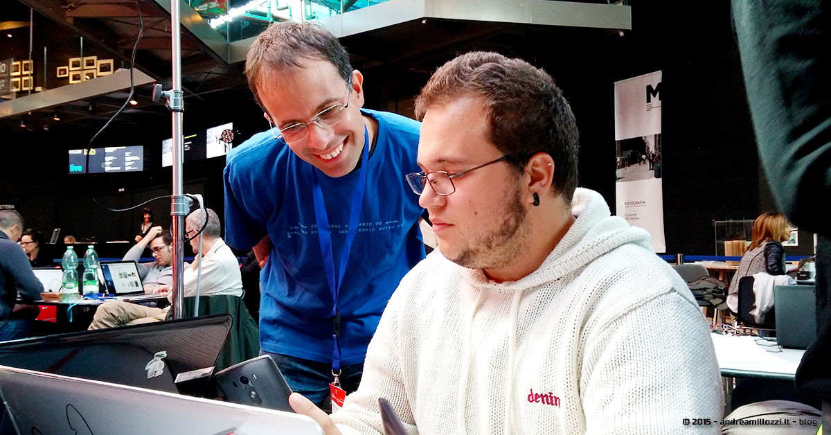 Hackathon | The Big Hack of Maker Faire Roma 2015 - Luca Alulli e Alessandro Francia
