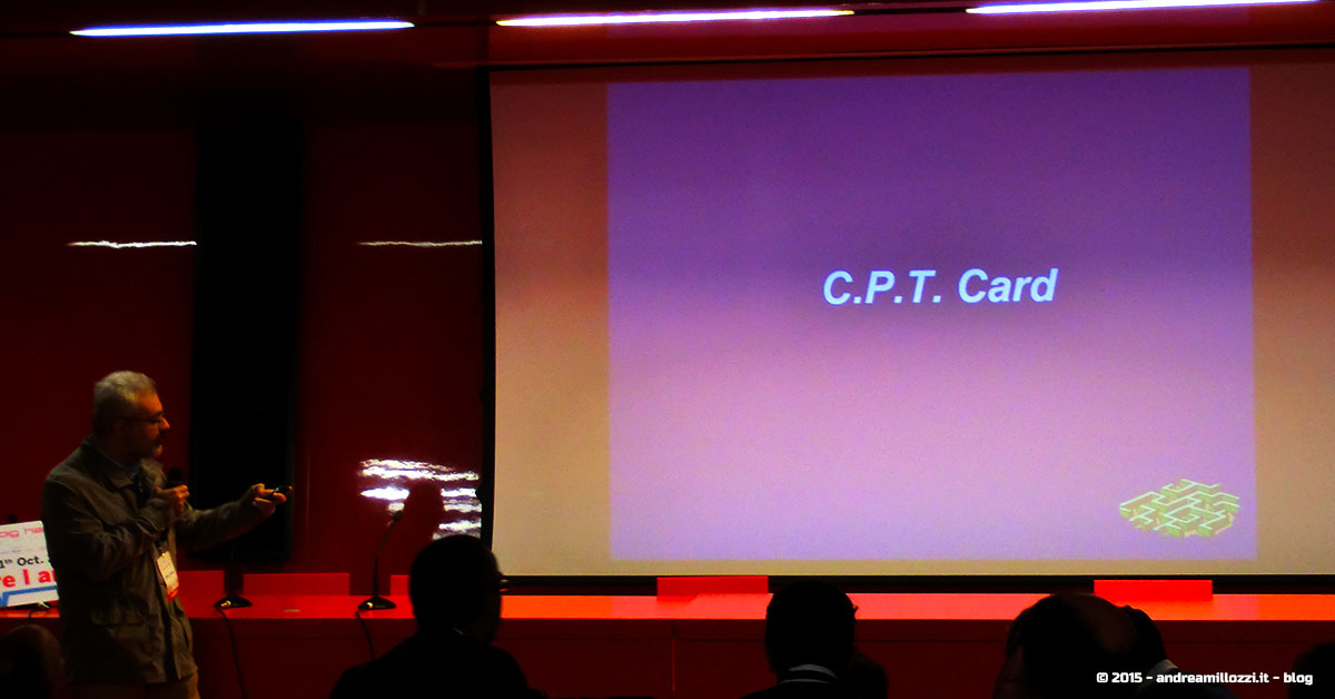 Hackathon | The Big Hack of Maker Faire Roma 2015 - C.P.T. Card