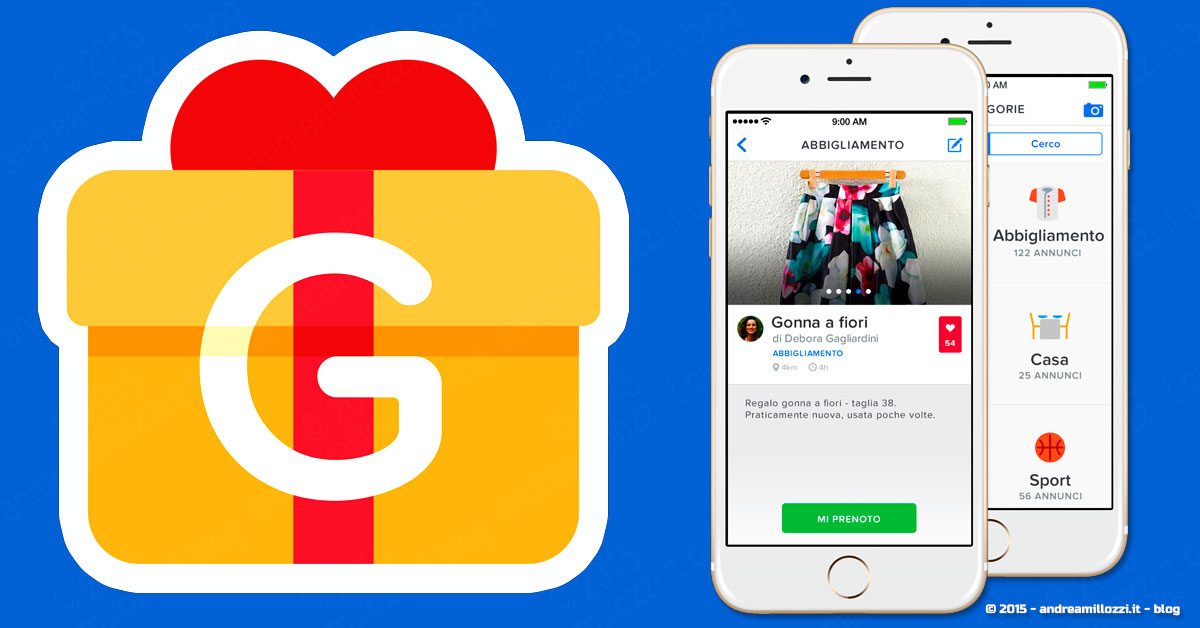 Andrea Millozzi blog | GiveAway | la migliore App per cercare e regalare oggetti usati