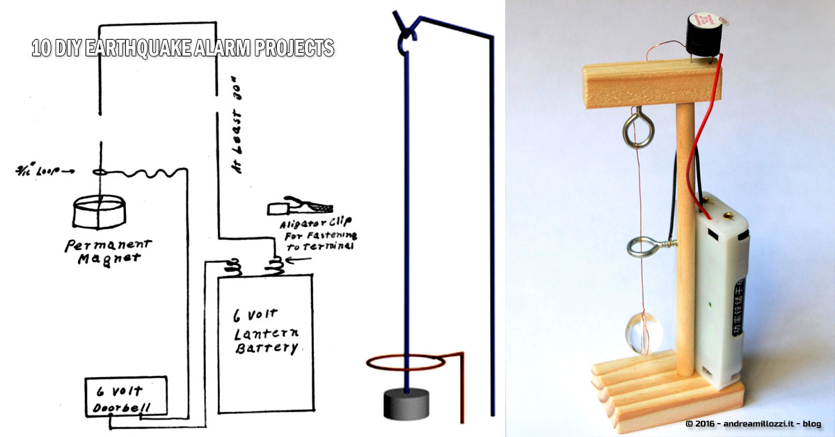 10 progetti fai-da-te di allarmi che puoi realizzare per rilevare la terra che trema e correre ai ripari | il pendolo elettrico 10 progetti fai-da-te di allarmi che puoi realizzare per rilevare la terra che trema e correre ai ripari | il pendolo elettrico