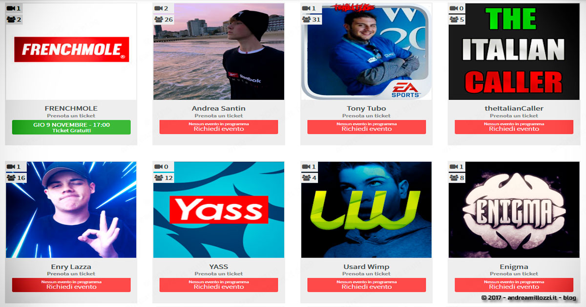 la startup made in Italy che permette ai Fan di videochattare con i loro YouTuber preferiti | gli YouTuber la startup made in Italy che permette ai Fan di videochattare con i loro YouTuber preferiti | gli YouTuber